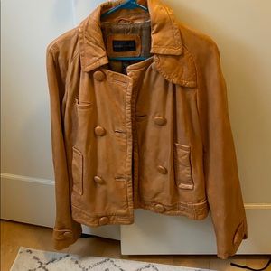 Banana Republic vintage camel color leather jacket